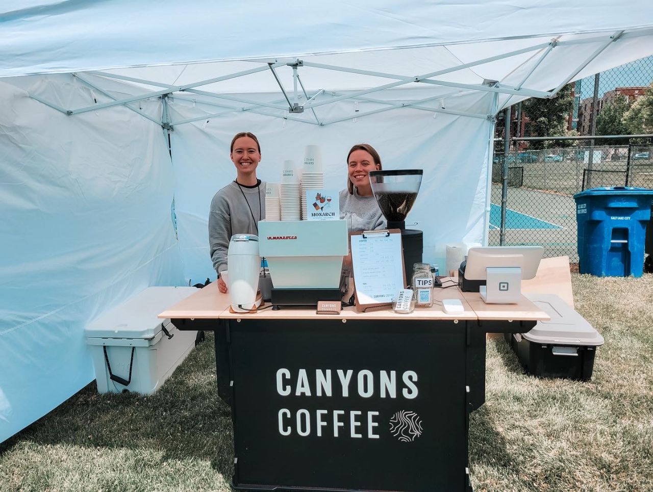 Canyons Coffee Cart at the 2022 IFSC Climbing World Cup in Salt Lake City